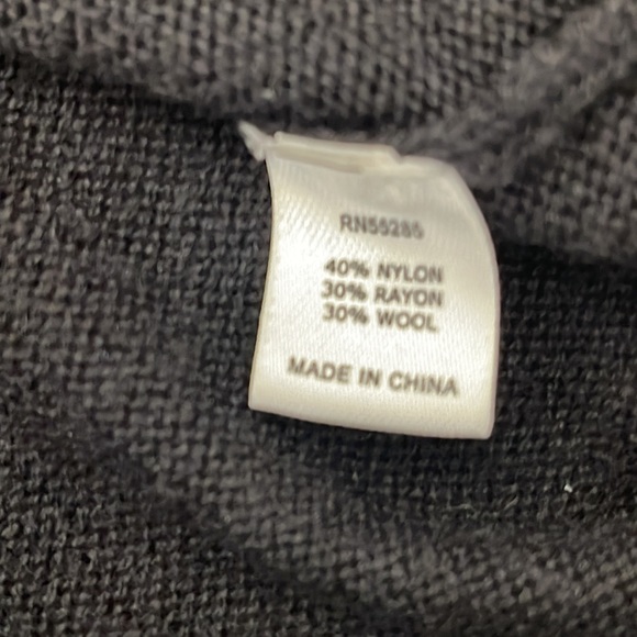 Excellent Condition Express Empire Waist Black Mini Sweater Dress-Small - Picture 6 of 6